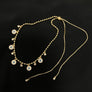 Ball Beaded Dangling Evil Eye Necklace