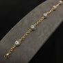 Blue Stone Evil Eye Chain Bracelet