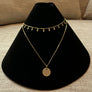 Disc Pave Round Pendant