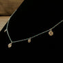 Turquiose Beaded lucky Necklace