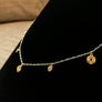 Turquiose Beaded lucky Necklace