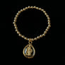 5mm Gold Beaded Deity Bracelet