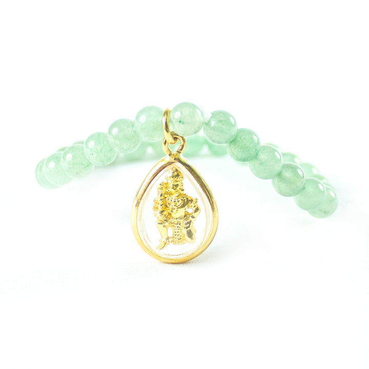 Hanuman Bracelet- Green Aventurine Beads-Bracelet-SevaSoul-SevaSoul