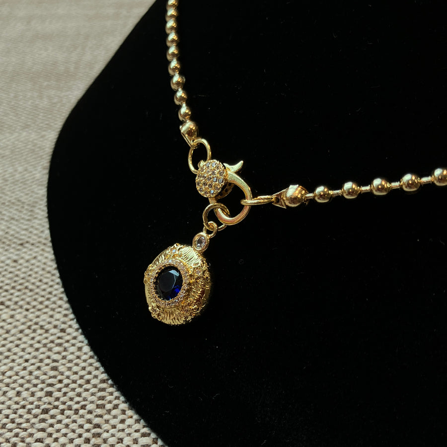 Beaded Round Necklace