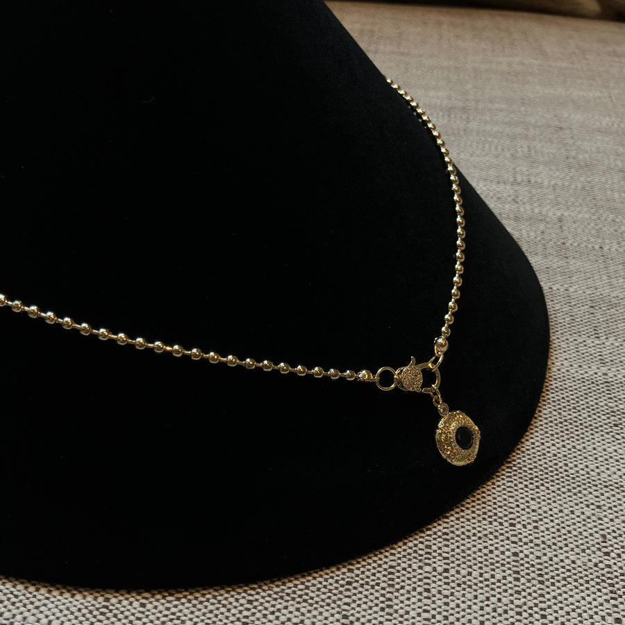 Beaded Round Necklace