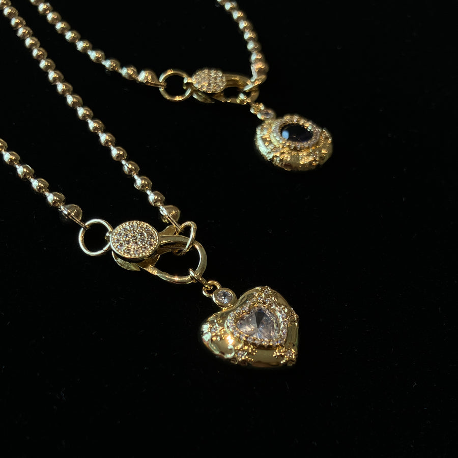 Beaded Round Necklace