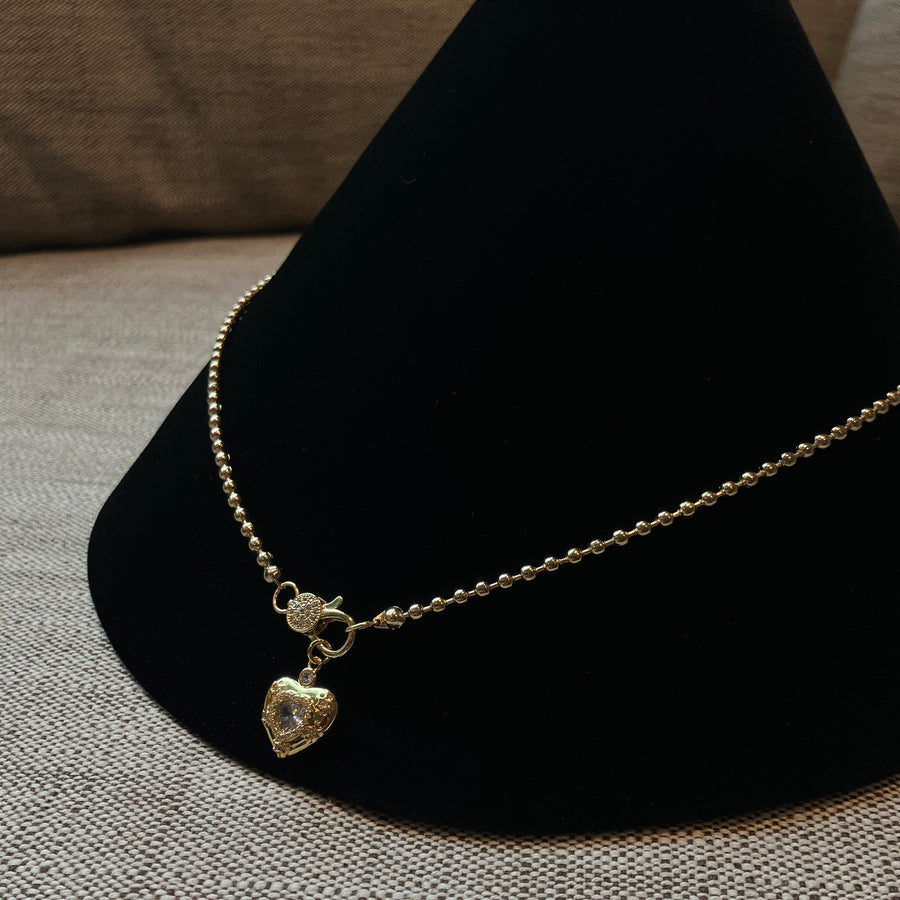 Beaded Round Necklace