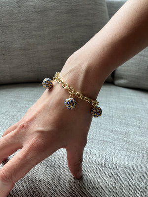 Charm Beaded Eye Bracelet