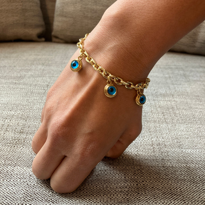 Turkish Eye Charm Bracelet