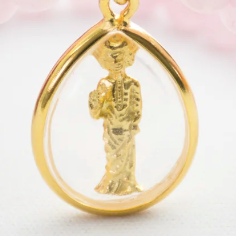 5mm Gold Beaded Deity Bracelet