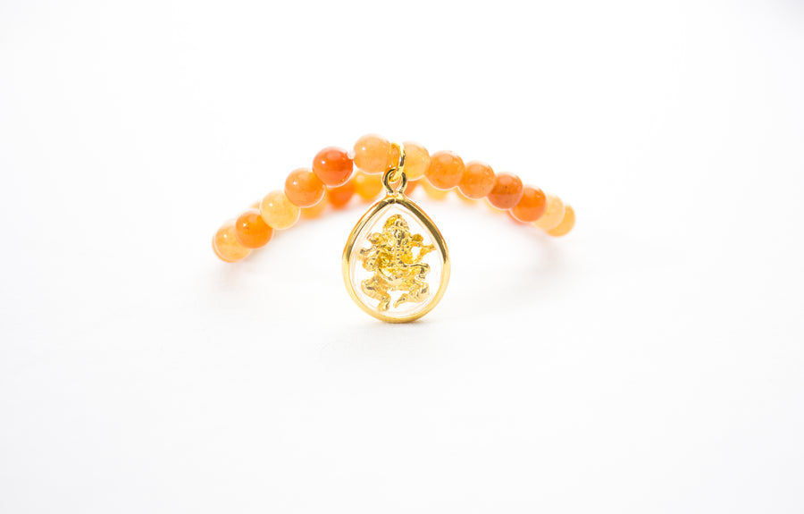 Wisdom & Wealth Bracelet - Ganesha | Handmade Bracelet 